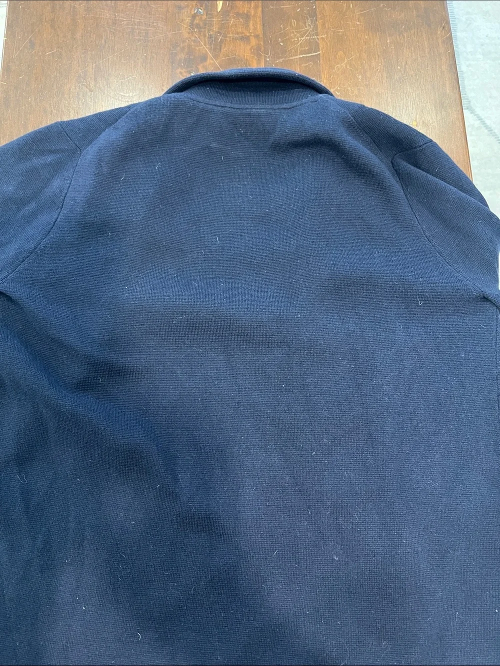 J. Crew Navy Open-Front Blazer Coatigan